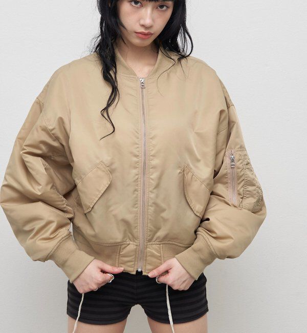  「【26AW LOOK掲載品番】【Sourcream】MA-1」|ブルゾン・スタジャン|