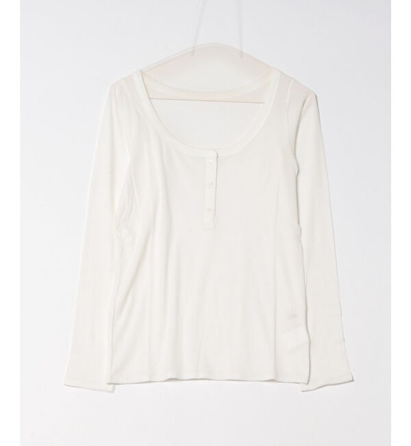 Rouge vif「コットンヘンリーネックプルオーバー」|Tシャツ・カットソー|
