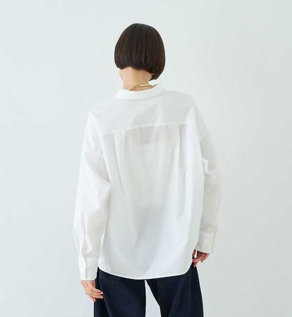 Rouge vif「ポリエステルコットンツイストシャツ」|シャツ・ブラウス|