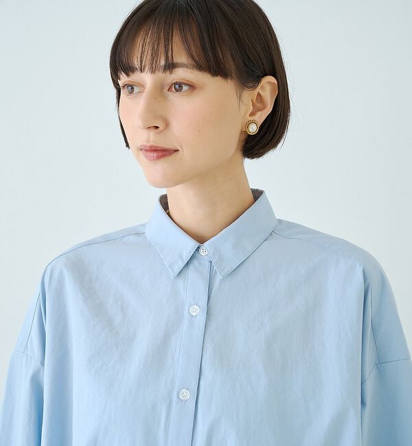 Rouge vif「ポリエステルコットンツイストシャツ」|シャツ・ブラウス|