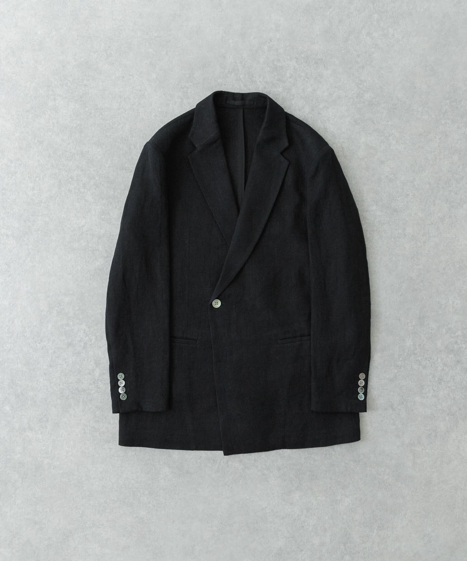 URBAN RESEARCH「new basic　リネンセミダブルジャケット」|その他|ネイビー