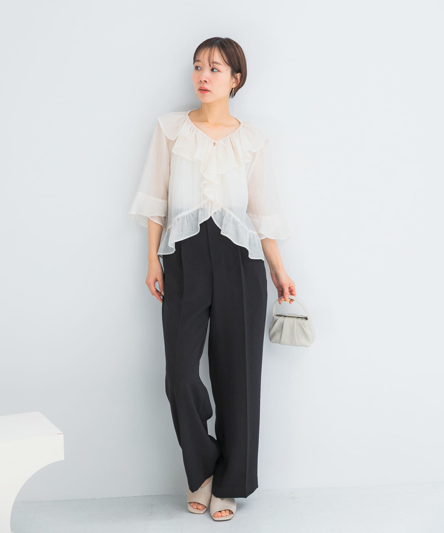 URBAN RESEARCH ROSSO「DONEEYU　ダブルクロスワイドパンツ」|その他|