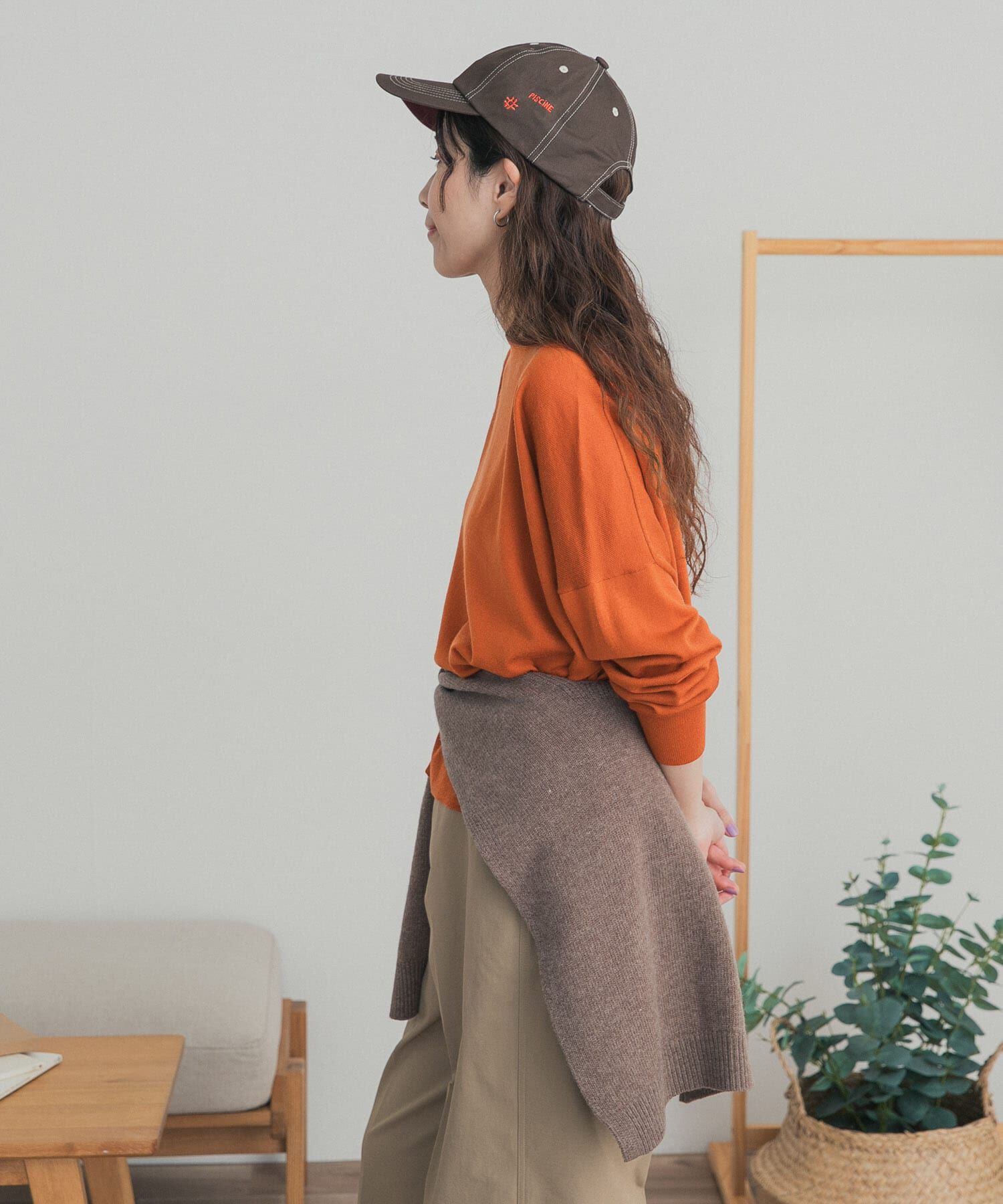 URBAN RESEARCH DOORS「ウォッシャブルウールワイドプルオーバー」|ニット・セーター|