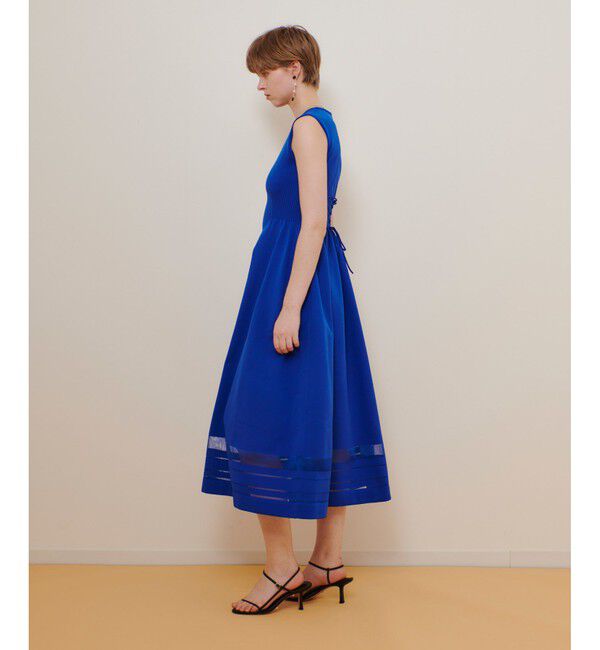 allureville「◇ウエストマークリブワンピース」|ワンピース|
