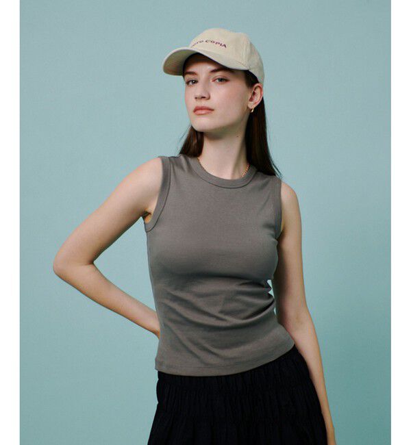 allureville「【FLORE FLORE(フローレフローレ)】ESME TANK」|Tシャツ・カットソー|