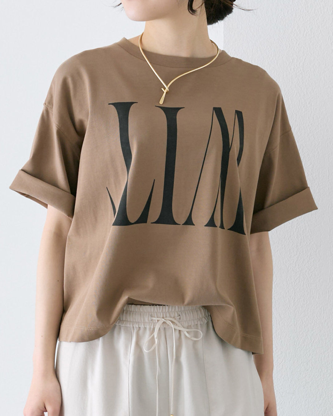  「リバースロゴTシャツ」|プルオーバー|