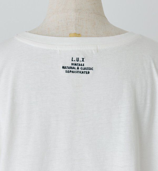  「【汗ジミ防止加工】ワンポイントロゴ刺繍フレンチスリーブTシャツ」|Tシャツ・カットソー|