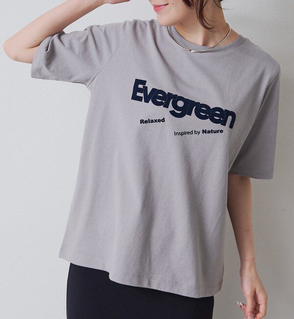  「フロッキープリントTシャツ」|Tシャツ・カットソー|