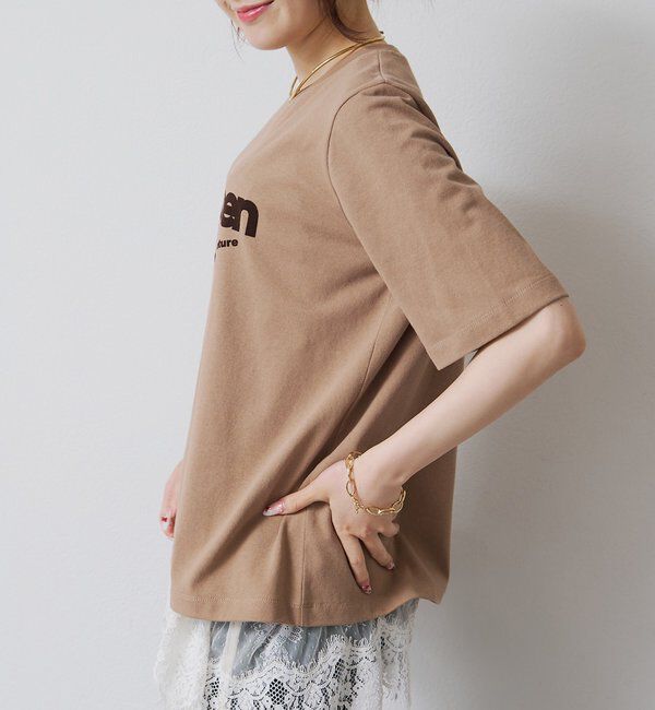  「フロッキープリントTシャツ」|Tシャツ・カットソー|