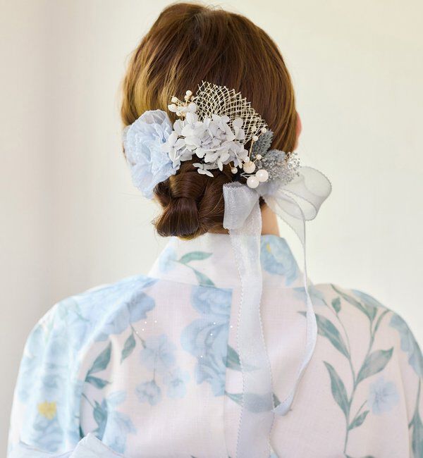  「【3COINSコラボ】フラワーヘアアレンジセット」|その他|グレー