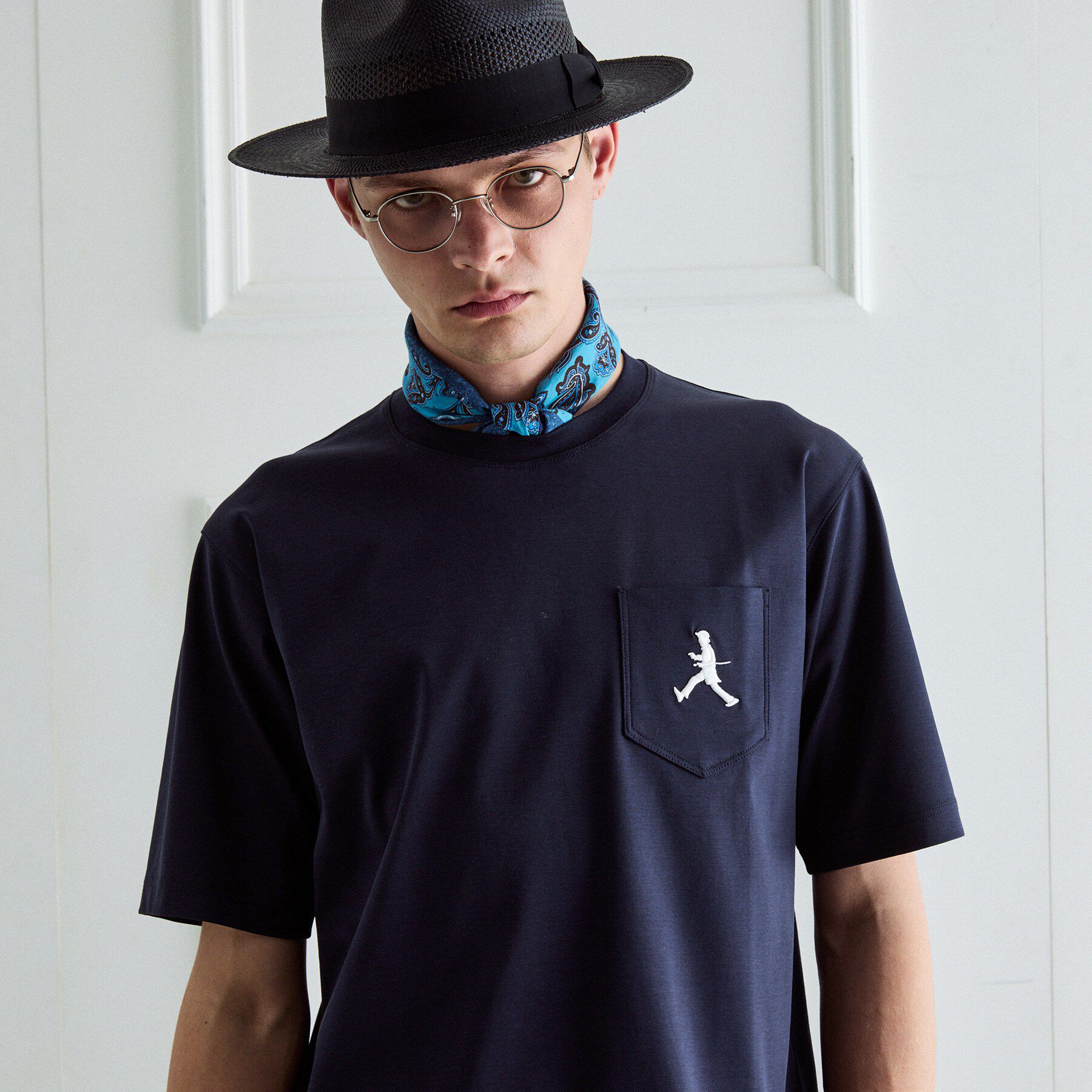 TAKEO KIKUCHI「【BOWLER HAT LABEL】アイスクリアコットンボーラーハットウォーカー 半袖ポケT」|Tシャツ・カットソー|