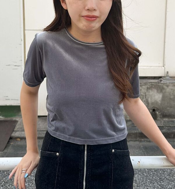 archives「ベロア半袖ＴＯＰＳ」|Tシャツ・カットソー|