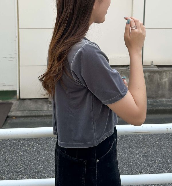 archives「ベロア半袖ＴＯＰＳ」|Tシャツ・カットソー|