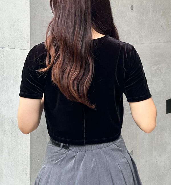 archives「ベロア半袖ＴＯＰＳ」|Tシャツ・カットソー|