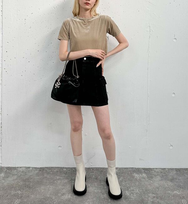archives「ベロア半袖ＴＯＰＳ」|Tシャツ・カットソー|