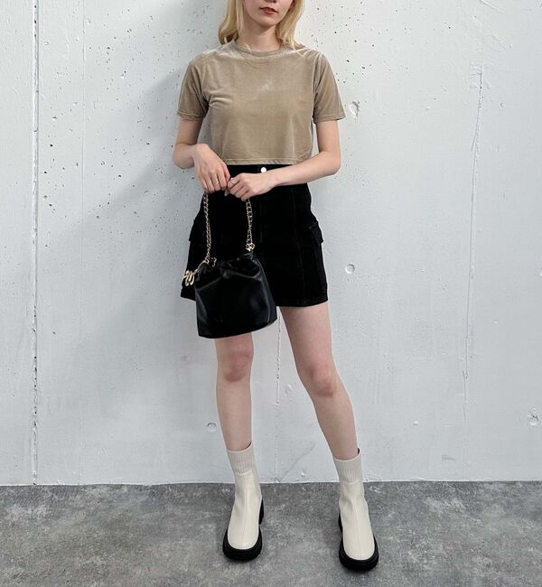 archives「ベロア半袖ＴＯＰＳ」|Tシャツ・カットソー|