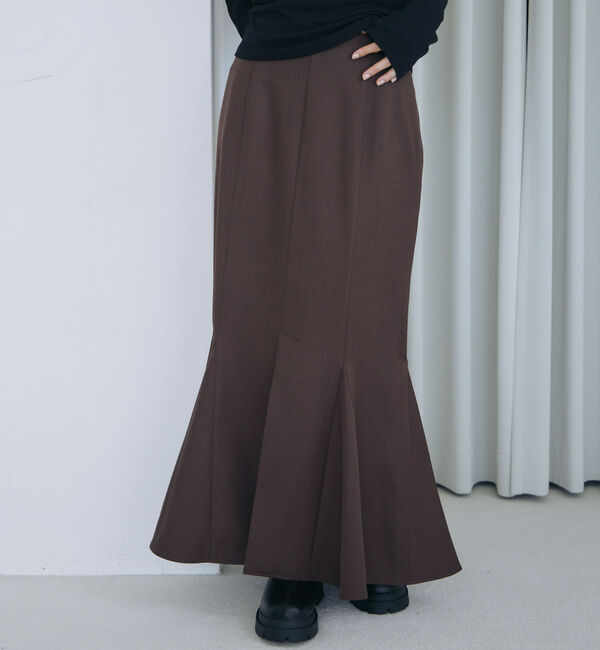 archives「【ＯＮかわ】ウォッシャブルマーメイドＳＫ／」|スカート|BROWN