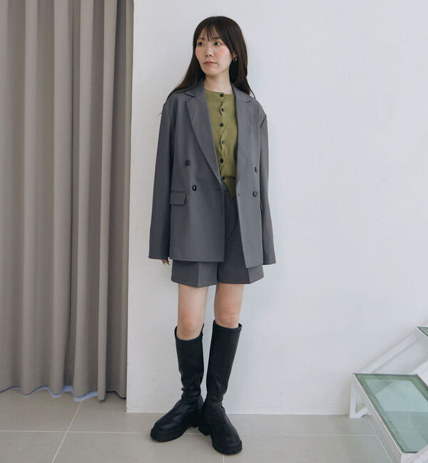 archives「【ＯＮかわ】クロスボタンワンポイントニットカーディガン」|カーディガン|