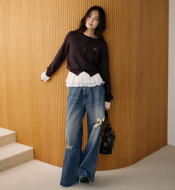archives「フロッキードットアソートフリルカットＴＯＰＳ」|Tシャツ・カットソー|