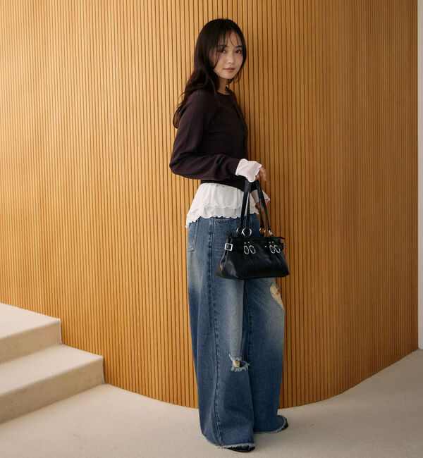 archives「フロッキードットアソートフリルカットＴＯＰＳ」|Tシャツ・カットソー|