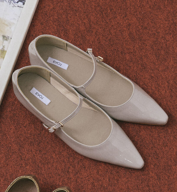 Doux archives「ストラップフラットパンプス」|その他|BEIGE