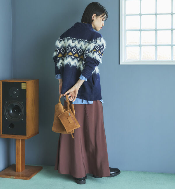 Doux archives「ノルディック柄ジャガードニットジャケット」|ニット・セーター|