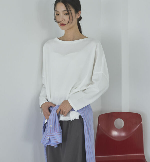 Doux archives「ＵＶ加工・吸水速乾ドルマン長袖プルオーバー」|Tシャツ・カットソー|