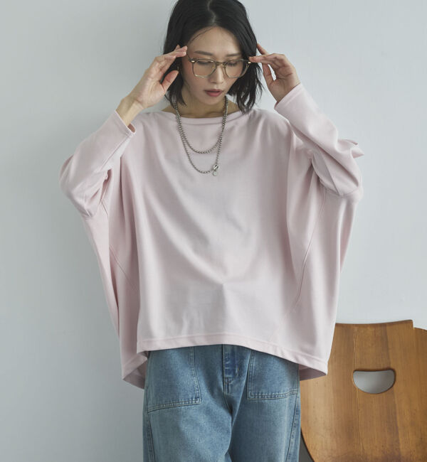 Doux archives「ＵＶ加工・吸水速乾ドルマン長袖プルオーバー」|Tシャツ・カットソー|