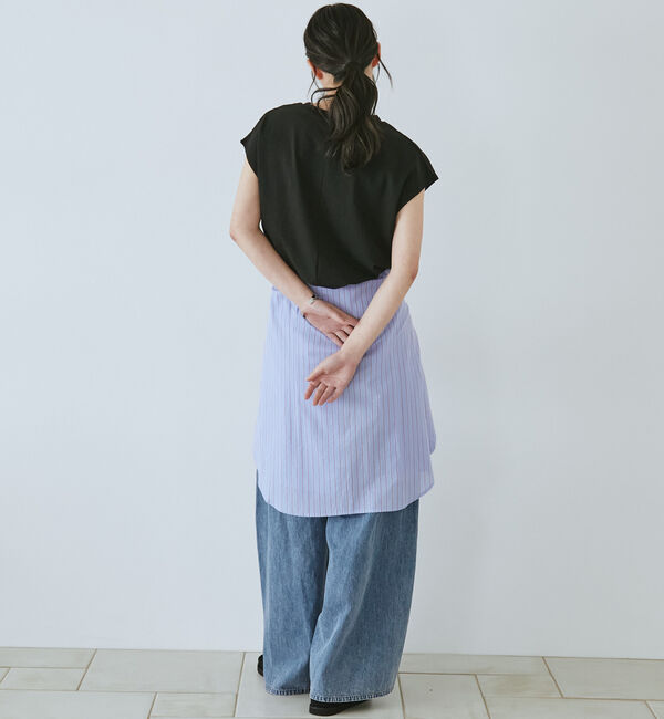 Doux archives「コットンリネンワイドデニムパンツ」|デニム|