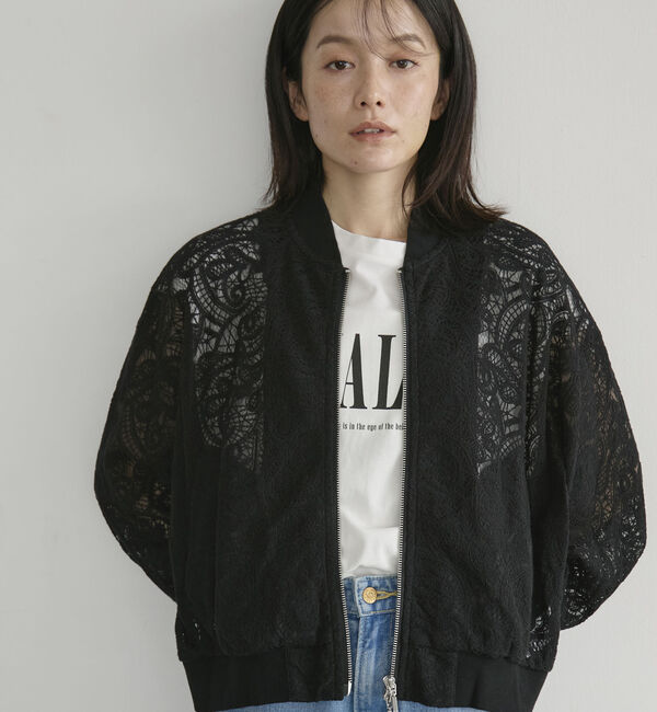 Doux archives「ペイズリーレース刺繍ブルゾン」|その他|