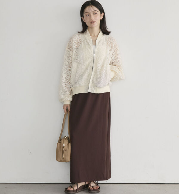 Doux archives「ペイズリーレース刺繍ブルゾン」|その他|