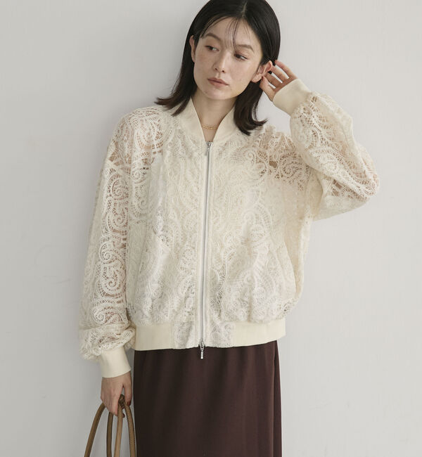 Doux archives「ペイズリーレース刺繍ブルゾン」|その他|
