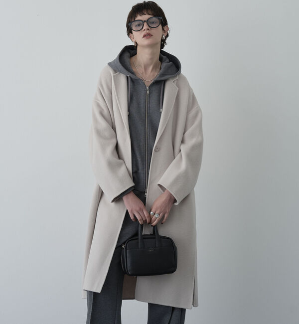 Doux archives「リバーロングチェスターコート」|チェスターコート|BEIGE