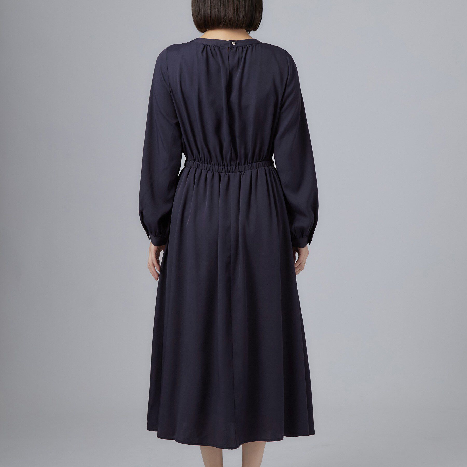 SHOO･LA･RUE「セレモニージョーゼットギャザーワンピース」|ワンピース|