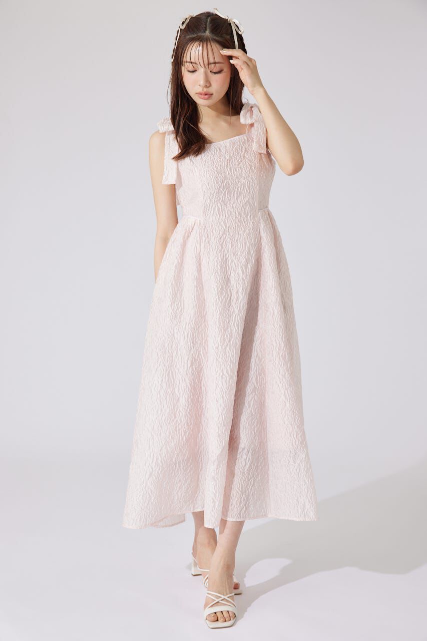 rienda「ショルダーリボンワンピース」|ワンピース|