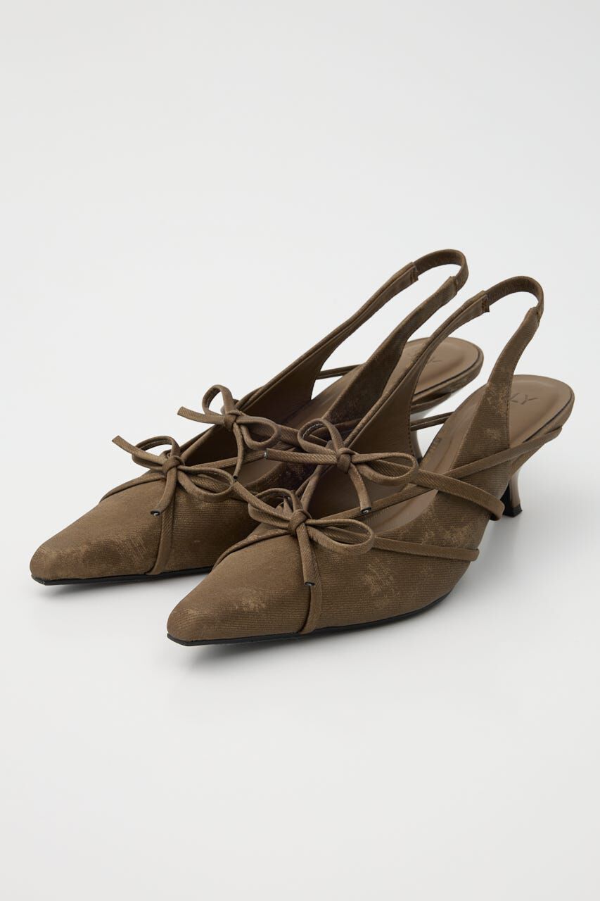 SLY「SLING BACK RIBBON ミュール」|サンダル|