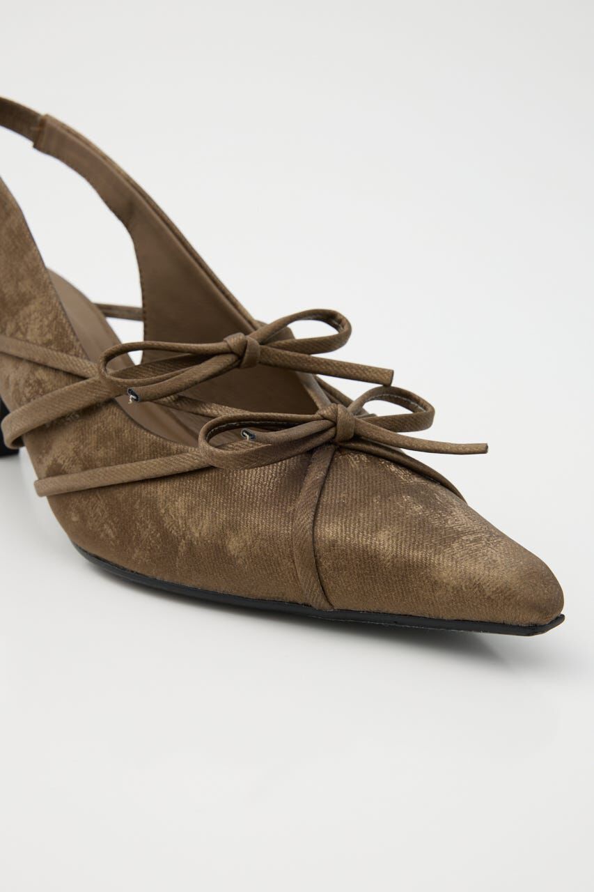 SLY「SLING BACK RIBBON ミュール」|サンダル|
