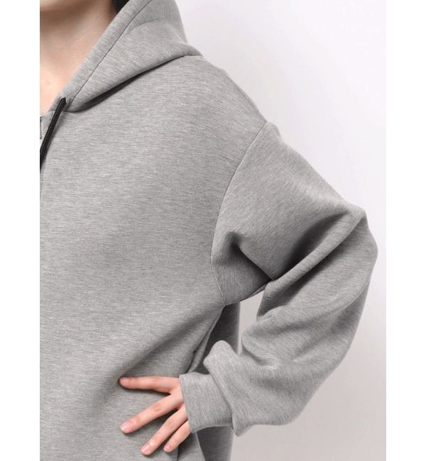 ELENDEEK「TUCK HEM ZIP HOODIE」|パーカー|