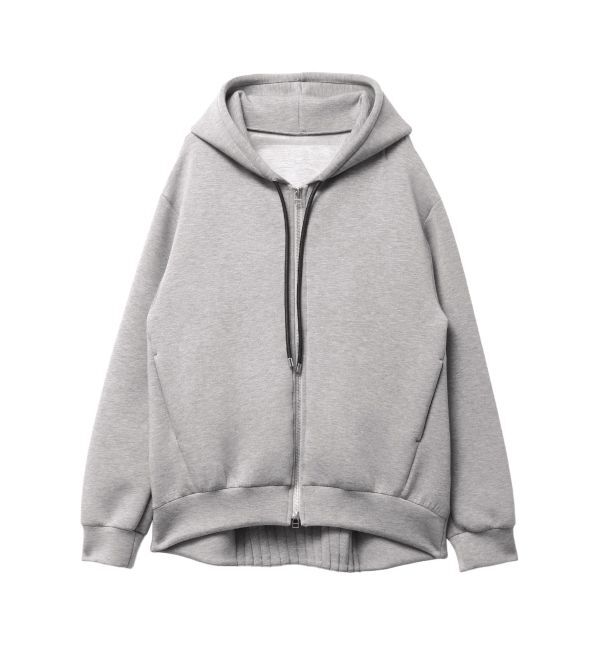 ELENDEEK「TUCK HEM ZIP HOODIE」|パーカー|