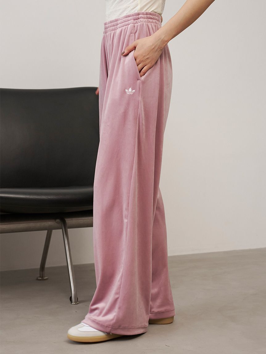 SNIDEL「【adidas Originals】ESS VELOUR PANT /エッセンシャルズ ベロアパンツ」|チノ|