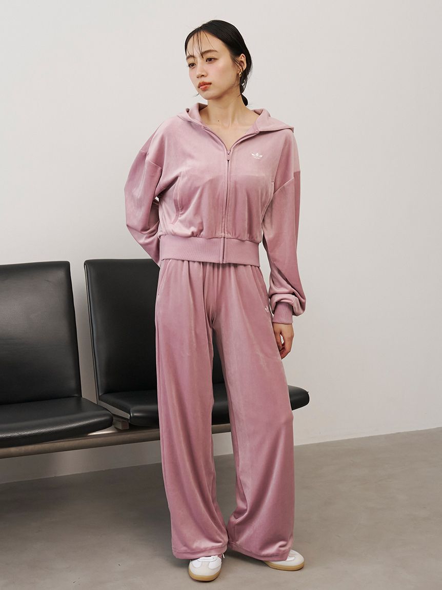SNIDEL「【adidas Originals】ESS VELOUR PANT /エッセンシャルズ ベロアパンツ」|チノ|