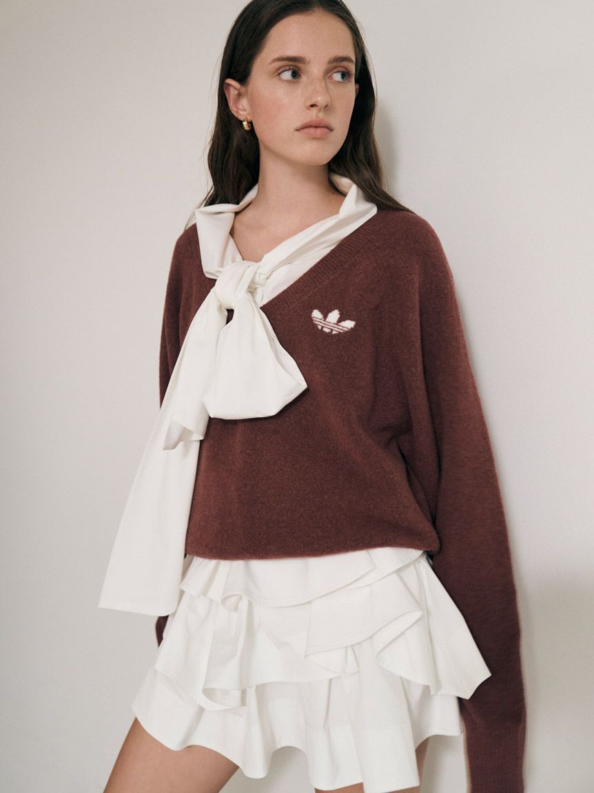 SNIDEL「【adidas Originals】ESS KNT CRW/エッセンシャルズ ニットクルー」|ニット・セーター|