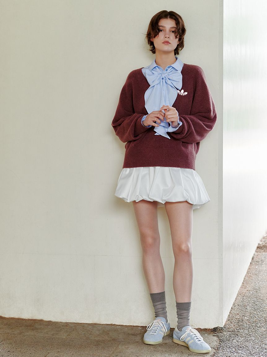 SNIDEL「【adidas Originals】ESS KNT CRW/エッセンシャルズ ニットクルー」|ニット・セーター|