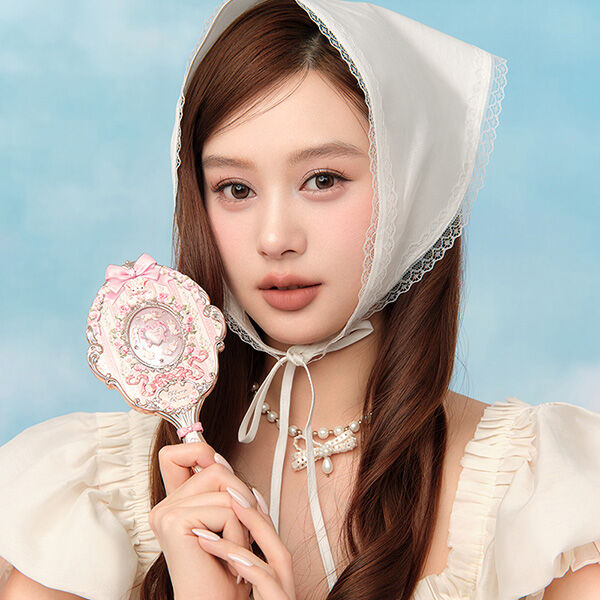  「FlowerKnows バニーガーデンテイルズ フルールリボンミラー ミスティブルー (1個)」|その他|