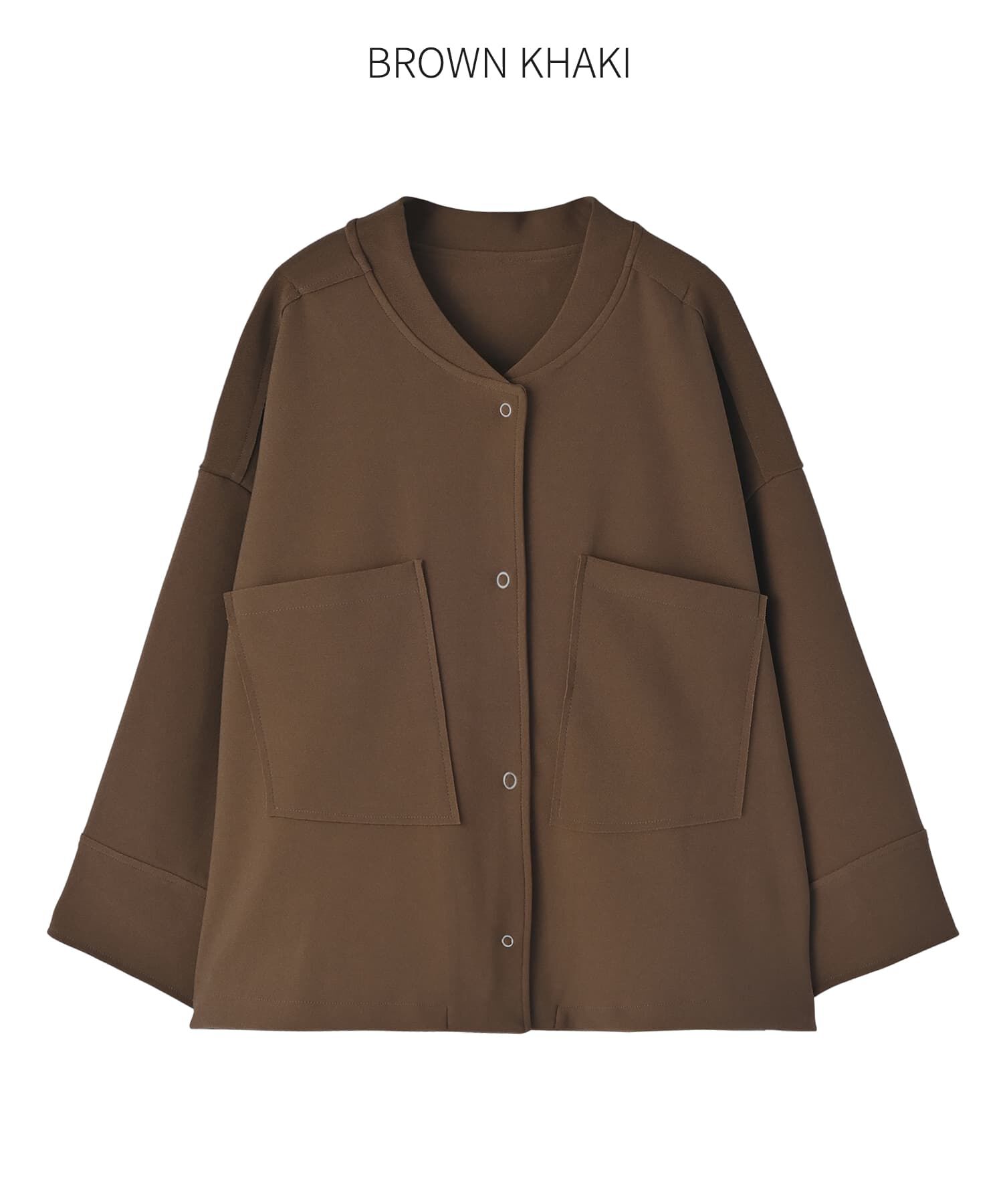 STYLE DELI「厚地ジョーゼットブルゾンジャケット」|その他|