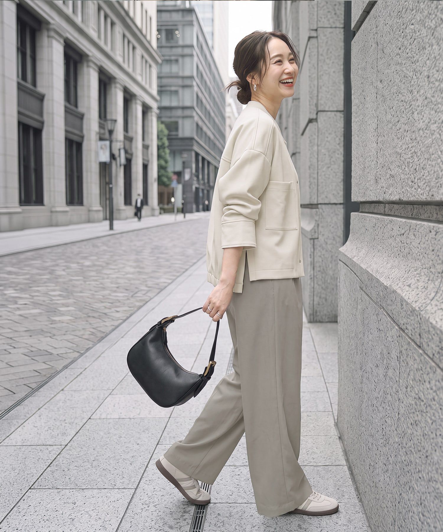 STYLE DELI「厚地ジョーゼットブルゾンジャケット」|その他|