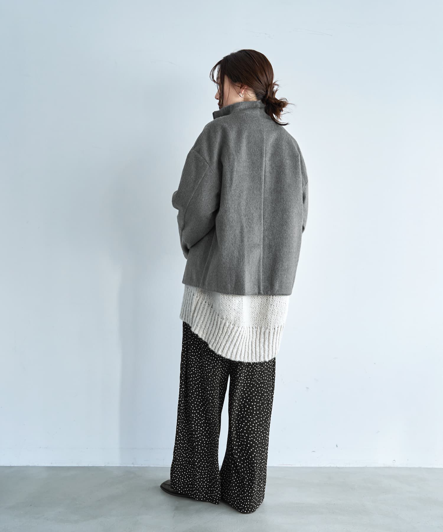 STYLE DELI「【LUXE】カシミヤタッチボトルネックジャケット」|その他|