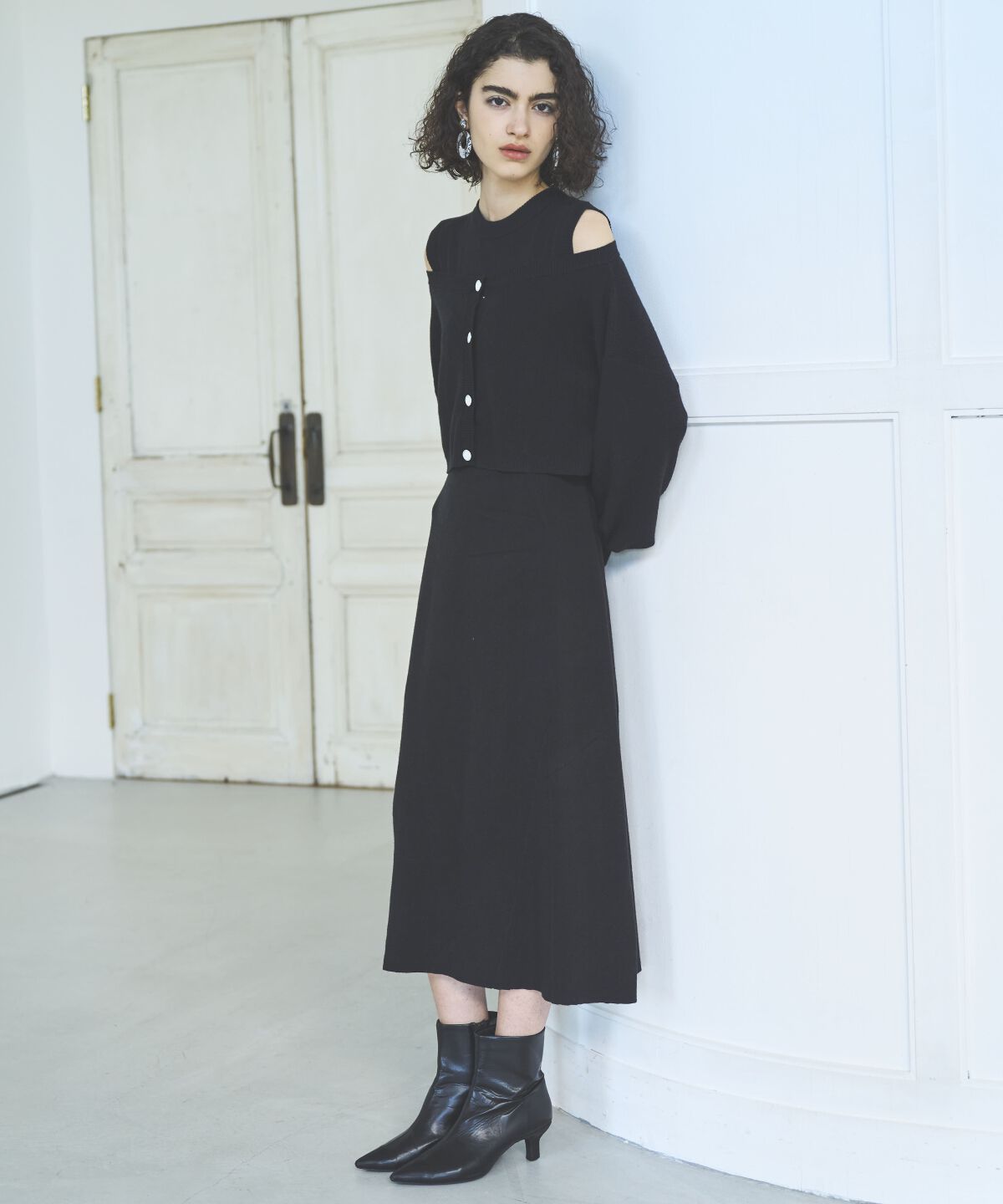 アンドクチュール「アンサンブルニットワンピース」|ワンピース|