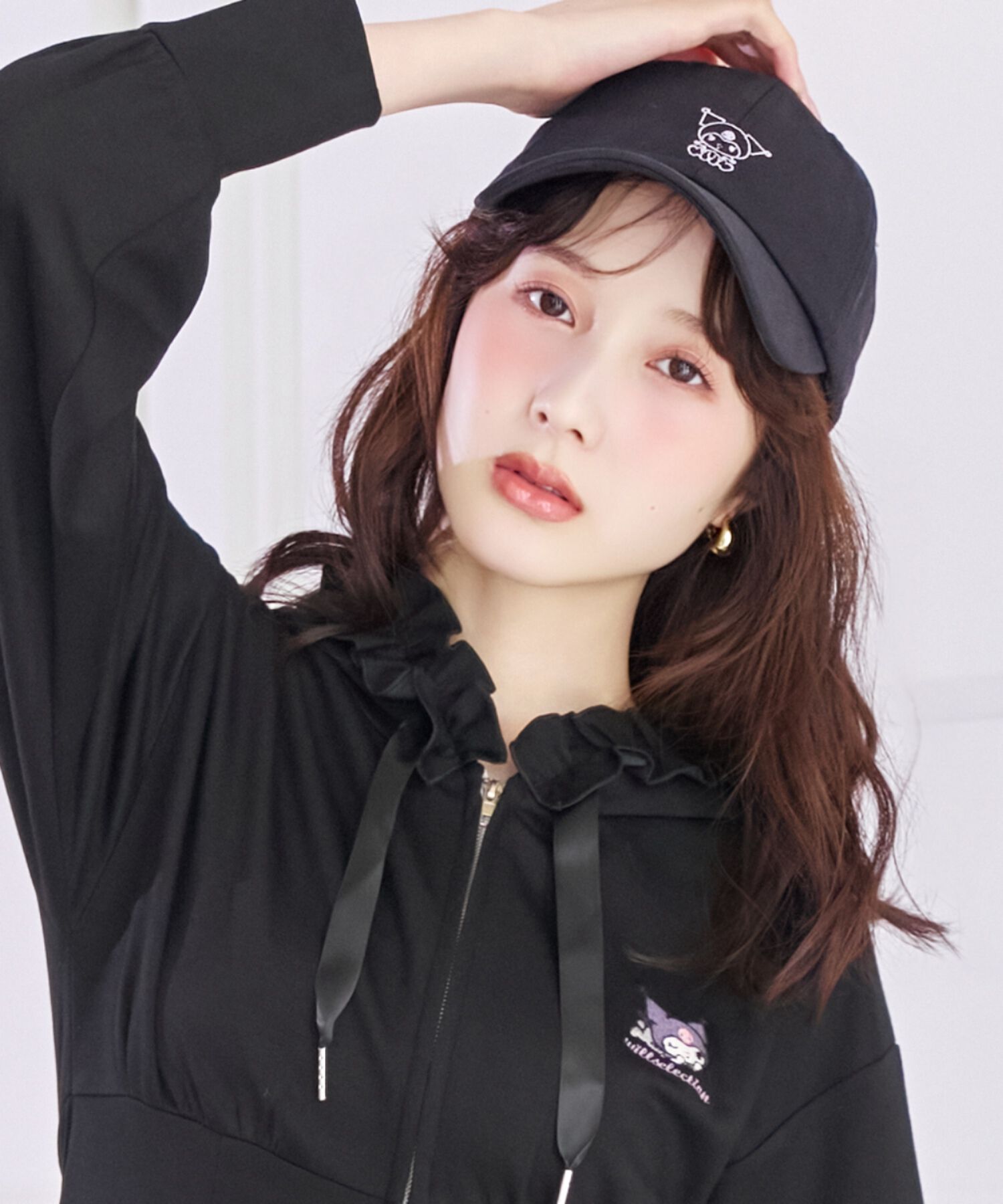 WILLSELECTION「WILLSELECTION&times;マイメロディ＆クロミ バックリボン刺繍キャップ」|その他|