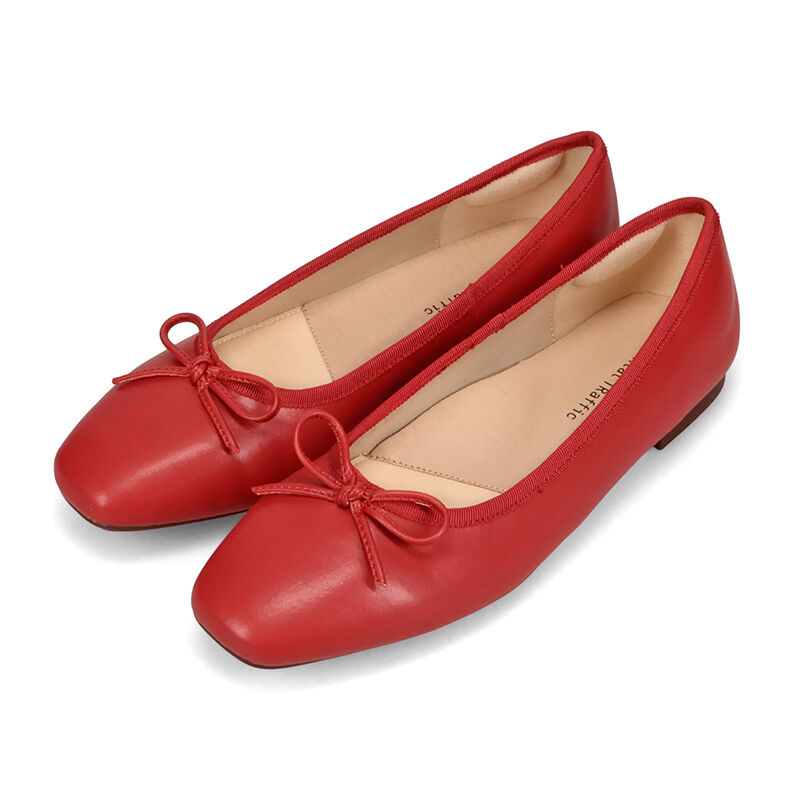 ORiental TRaffic「【 跳べるパンプス /　新色追加 】 バレエ シューズ /R-3208 厚手クッション フラット ヒール1ｃｍ」|パンプス|